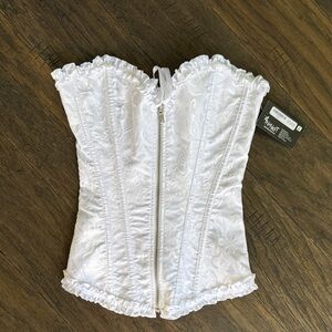 NWT White Corset XXS